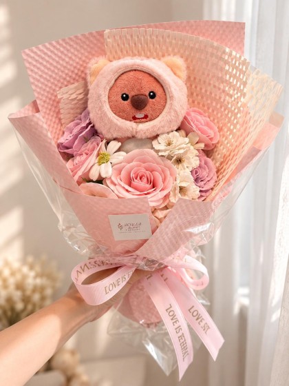 Peachy Love Loopy Bouquet｜蜜桃恋语 Loopy 花束