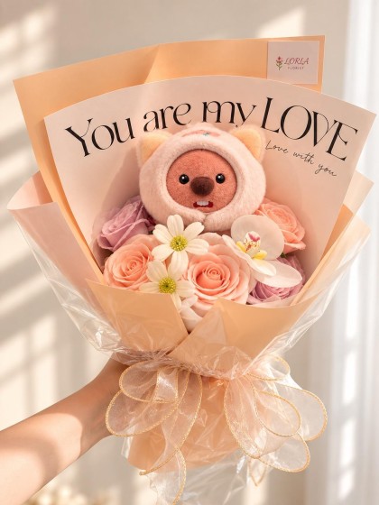 Blush Pink Loopy Bouquet｜粉漾甜心 Loopy 花束