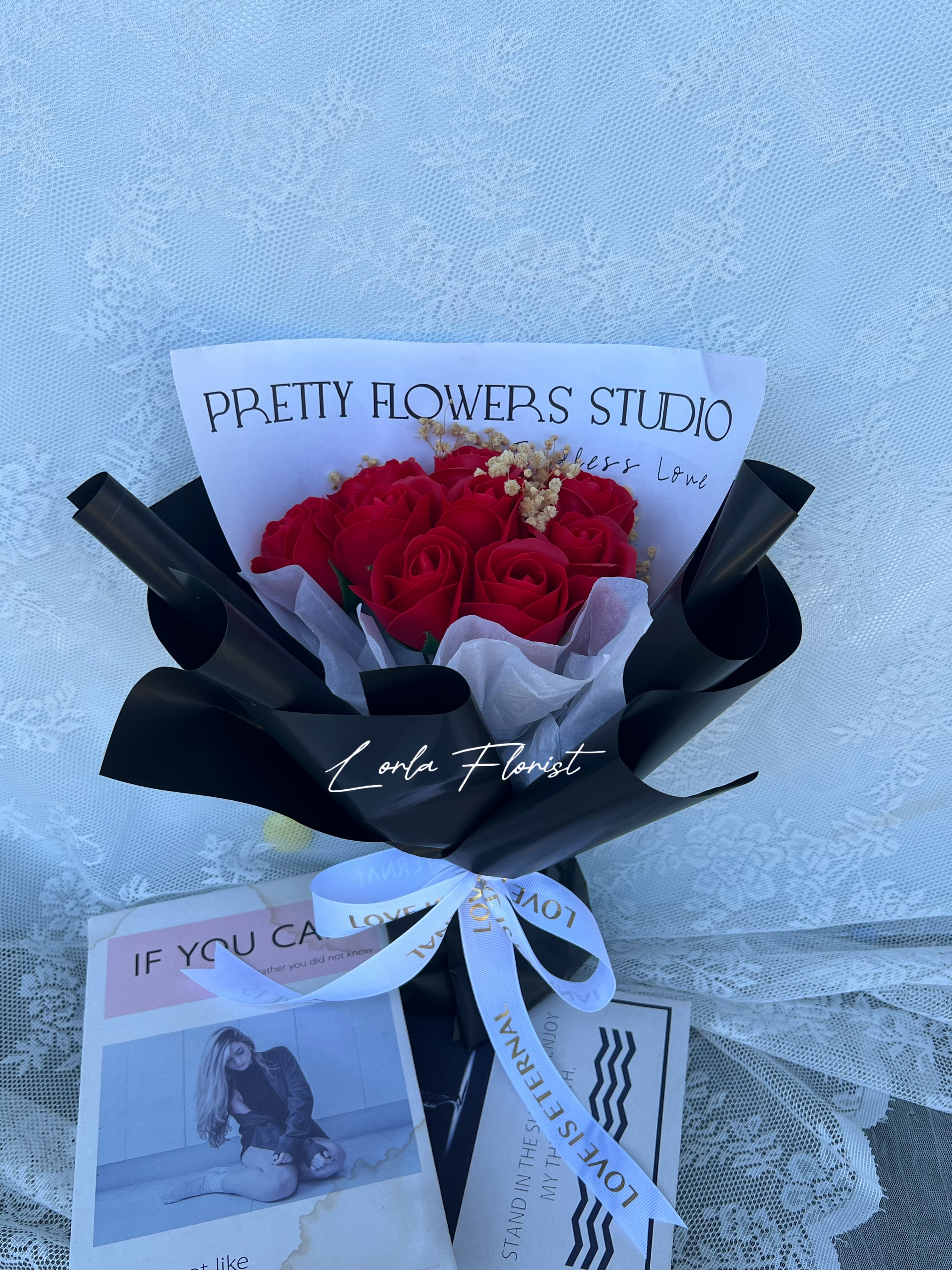 Red rose bouquet by Lorla Florist